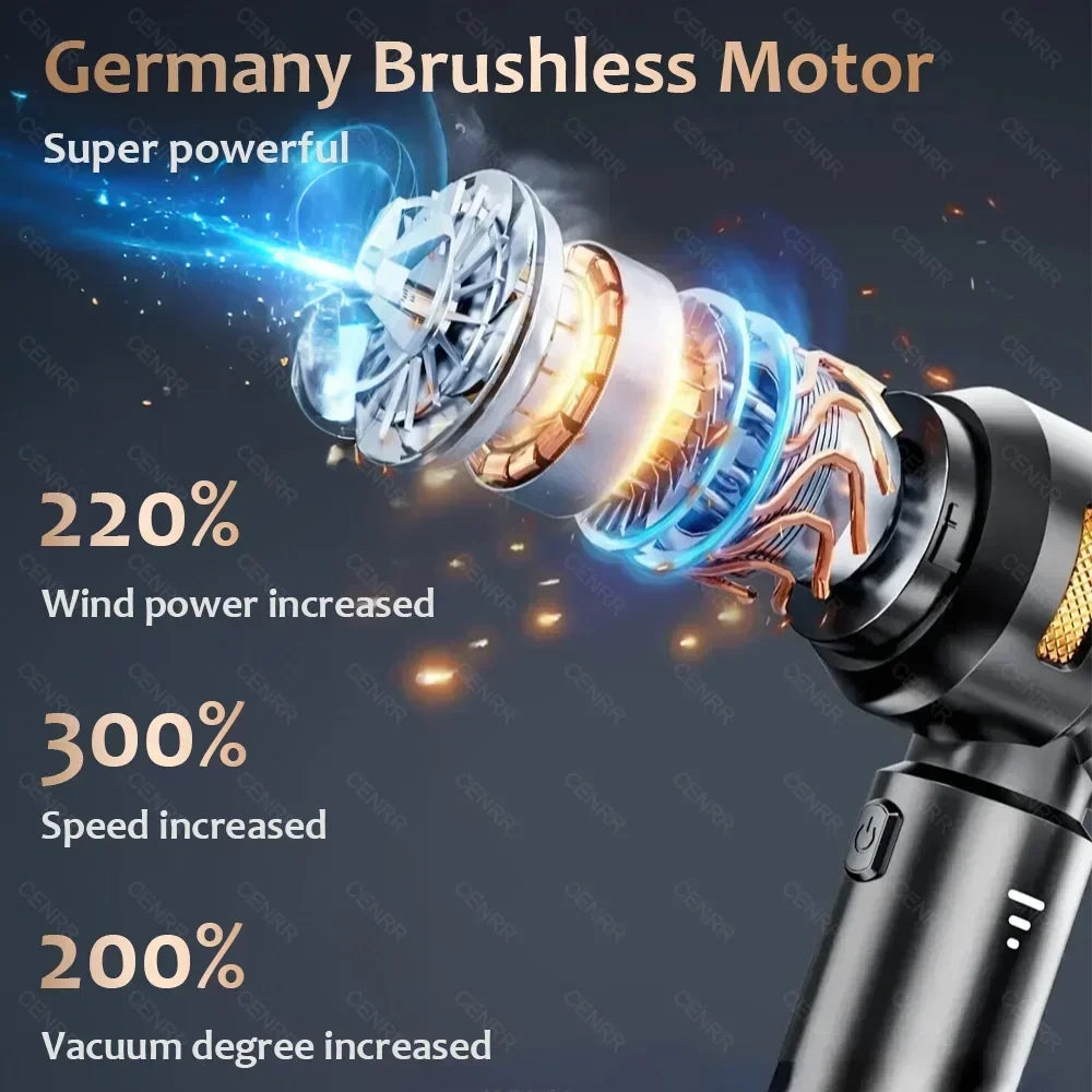 Portable Wireless Car Vacuum