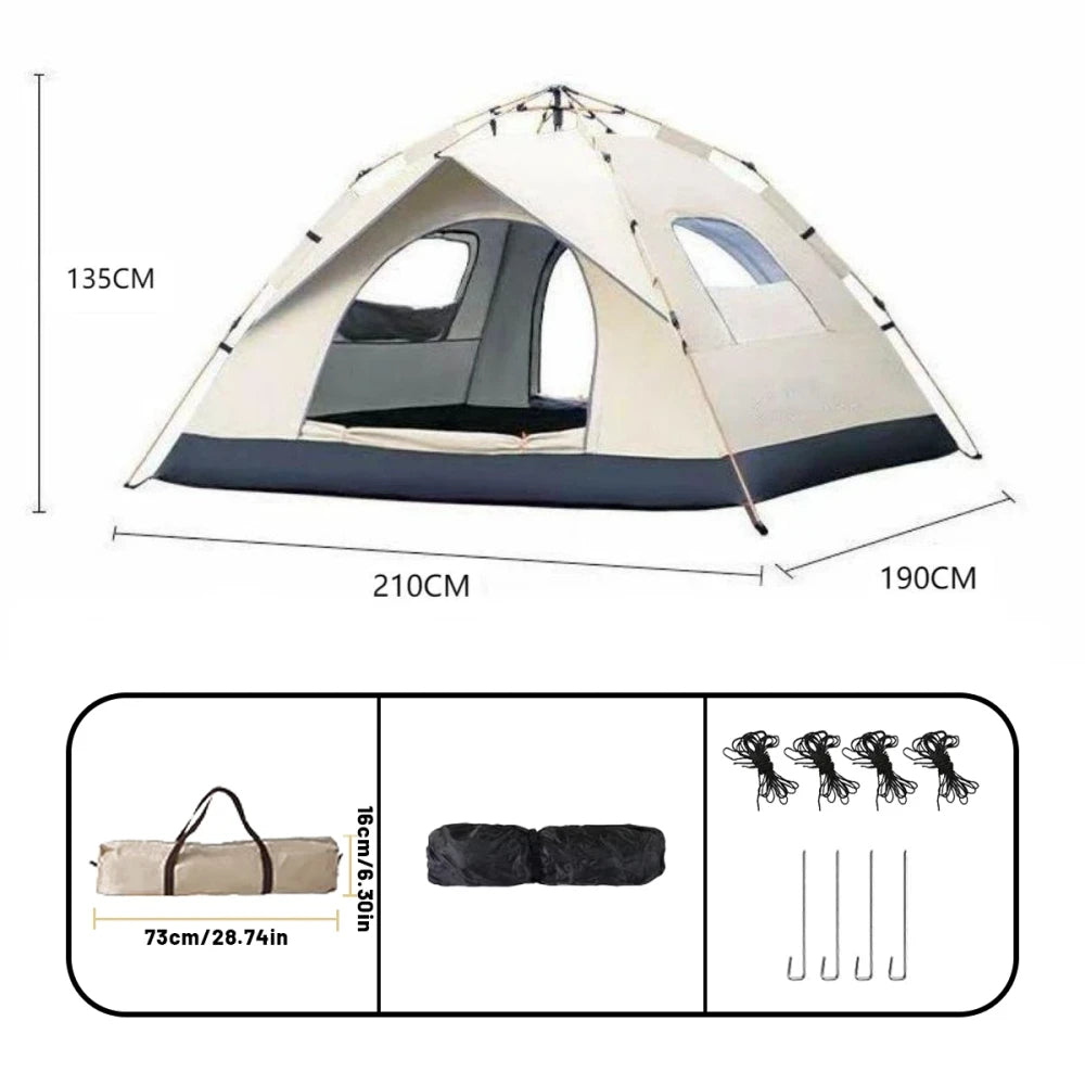 Automatic Quick-Open Beach Shelter