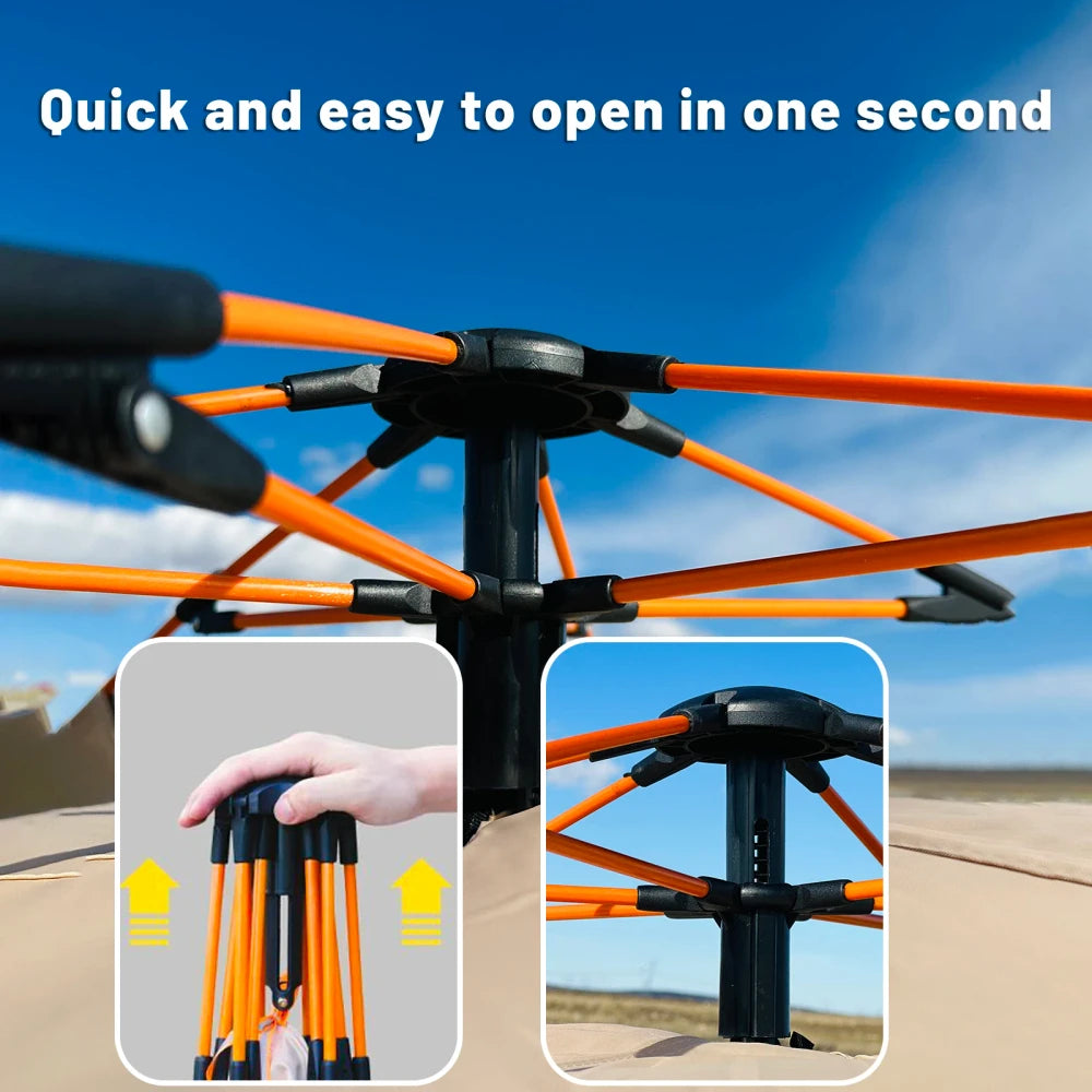Automatic Quick-Open Beach Shelter