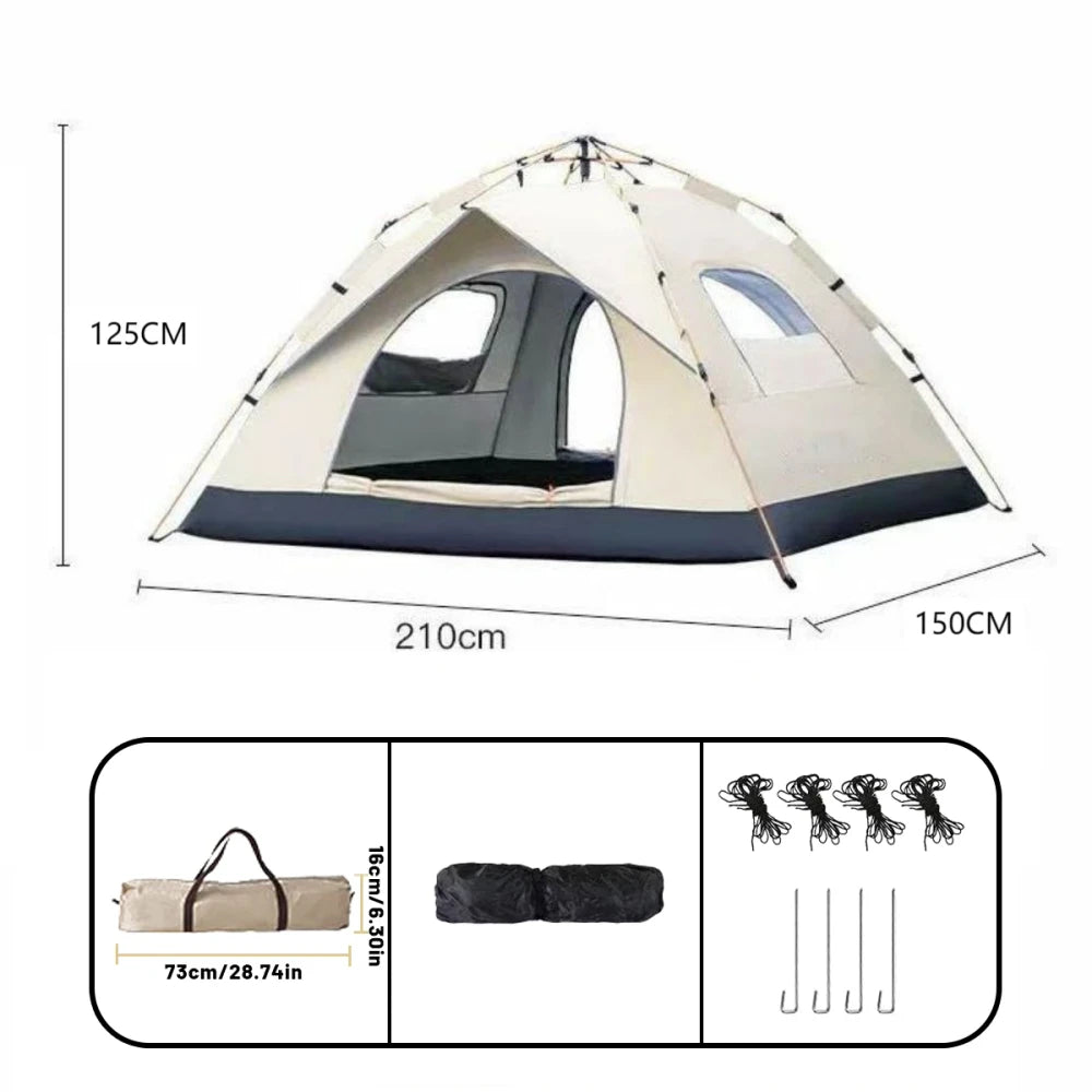 Automatic Quick-Open Beach Shelter