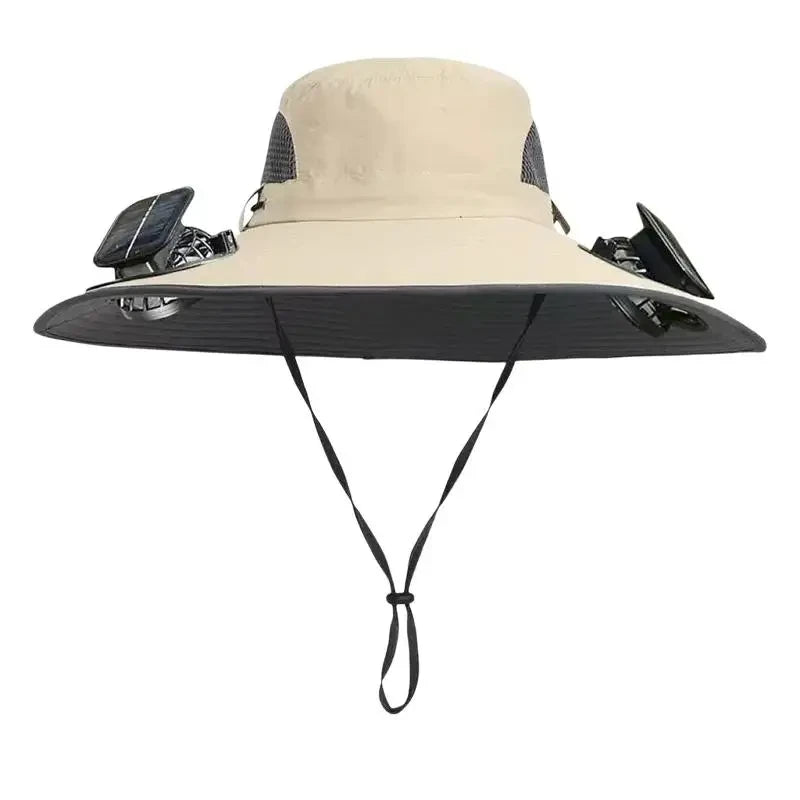 Solar Powered Cooling Bucket Hat