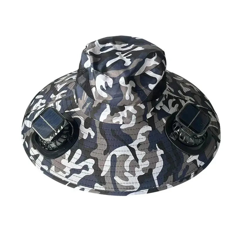 Solar Powered Cooling Bucket Hat