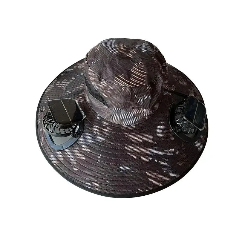 Solar Powered Cooling Bucket Hat