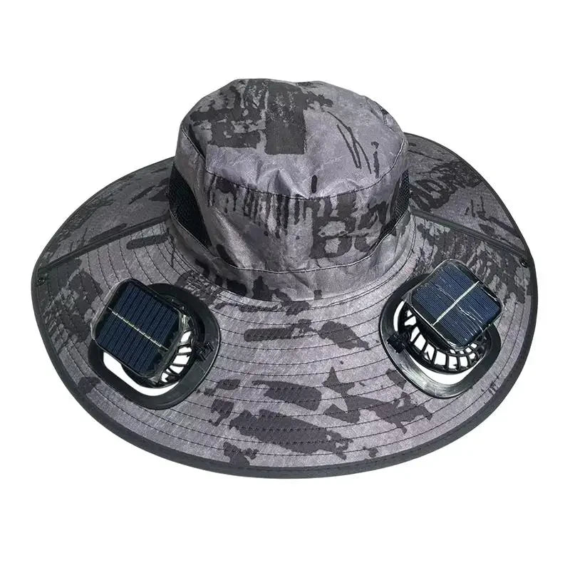 Solar Powered Cooling Bucket Hat