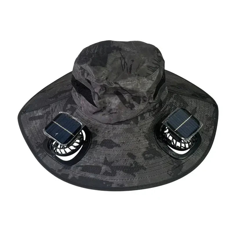 Solar Powered Cooling Bucket Hat