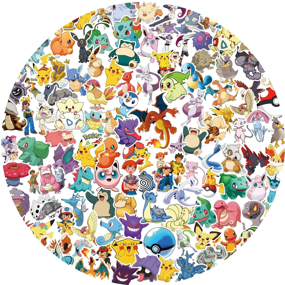 Anime Character Laptop Stickers