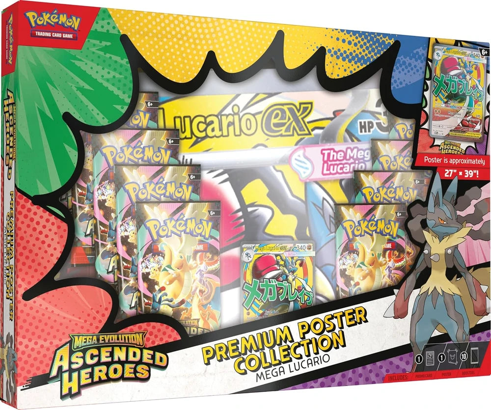 Pokemon Mega Lucario Poster Collection