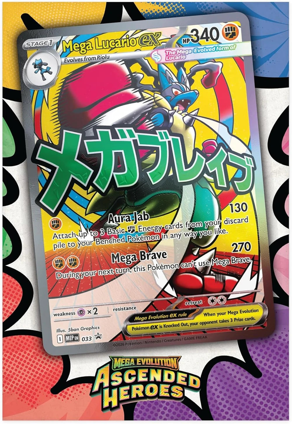 Pokemon Mega Lucario Poster Collection